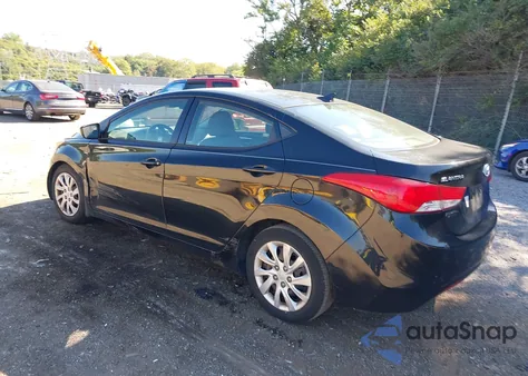 2013 Hyundai Elantra Gls z USA, uszkodzony, nr VIN 5NPDH4AE4DH228880